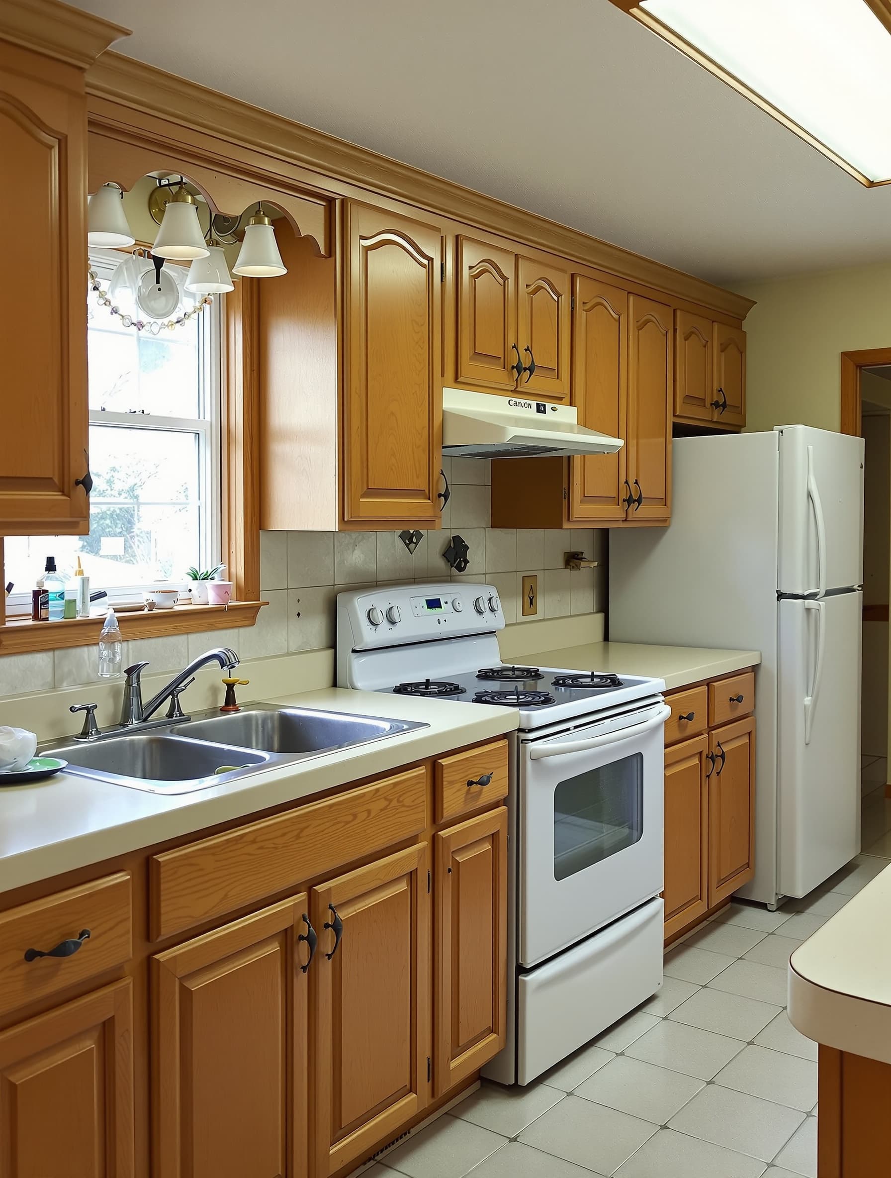Kitchen Cabinets — Before